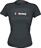 I Heart (Love) Orton Women's Tee Shirt XL-White/Red Babydoll