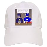  : Rich Diesslins Funny General Cartoons - Super Hero Parody with Batman and Captain America at the bar - Caps