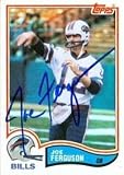 Joe Ferguson Autographed/Hand Signed Football Card (Buffalo Bills)