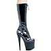 8 Inch Sexy Black Boot Women's Knee High Boots High Platform Knee Hi