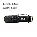 Mr. Henry Adjustable Focus Cree LED Flashlight Super Bright 300 Lumen 3 Modes Flashlight Torch (Set E)