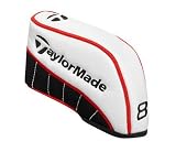 Taylor made iron set sock headcover 4-pw,x wht/blk