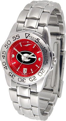 Georgia Bulldogs Women's Anochrome Watch (Stainless Steel)