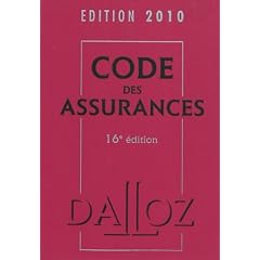Code des assurances 2010