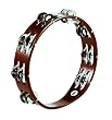Meinl Tambourine, wood, 2 row, African Brown