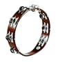 Meinl Tambourine, wood, 2 row, African Brown