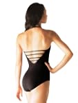 Mirella MJ7131 Body danza da donna nero