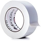 Professional Premium Grade Gaffer Tape by Gaffer Power - Made in the USA - White 2 Inch X 30 Yards - Heavy Duty Gaffer's Tape