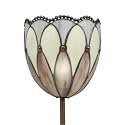 Wall sconce light bronze finish tiffany shade assembly required