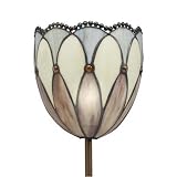 Pin up Plug in Lamp in Bronze, Tiffany shade