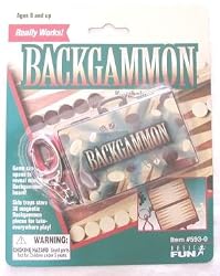 Backgammon Keychain by Basic Fun