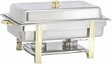 Review Adcraft  / Adcraft Full Chafer 8-QT SS & Gold GRV-8