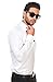 New Mens Dress Shirt White French Cuff Tailored Slim Fit Wrinkle Free By Azar Man