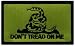 Gadsden Flag Green Embroidered Patch Don't Tread on Me Tea Party Iron-On American Military Subdued Emblem