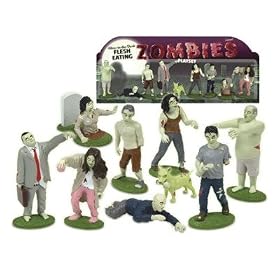 Glow In The Dark Zombies Playset