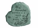 KayBerry Cast Stone Heart Shaped Garden Stone A Beautiful Garden