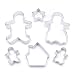 R & M Gingerbread Family Set of 6 Cookie Cutter Set