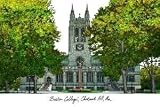 Boston College Lithograph 14x10 Limited Edition Unframed Lithograph