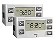 Stanley 38425 TimerMax Digislim Daily Digital Indoor Lamp Timer, White, 2-Pack