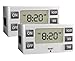 Stanley 38425 TimerMax Digislim Daily Digital Indoor Lamp Timer, White, 2-Pack