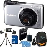 Canon Powershot A2200 14.1 MP Digital Camera with 4x Optical Zoom (Silver)P ....