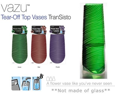 Flower Vase - Transisto Green Vazu Vases