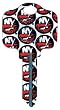 New York Islanders Kwikset KW1 House Key
