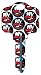New York Islanders Kwikset KW1 House Key