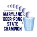 Maryland State Beer Pong Champ 3 Toddler T-Shirt