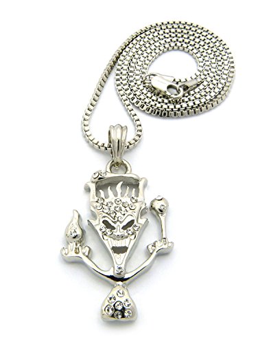 The Amazing Jeckel Brothers Clown Hip Hop Pendant w/ 24