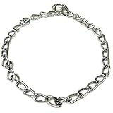 DOG CHOKE CHAIN COLLARS TRAINING LEASH PUPPY PET toy toys gift chains necklace (Heavyweight 3.5mm x 28")
