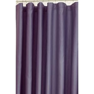 Purple Plum Ottoman Ribbed Shower Curtain