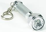 Stansport Aluminum Led 3 Bulb Flashlight Keychain-Batteries Included