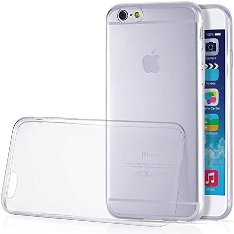 Ultra Thin Slim Crystal Clear Soft TPU Cover Case Skin for iPhone 6 Plus(Clear)