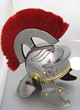 Roman Officer Helmet w/ Red Plume (Wearable, Full-Sized)