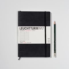 Notizbuch Medium A5 liniert Softcover schwarz