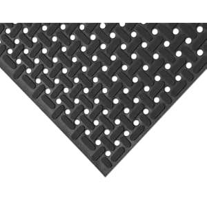 Rubber-Cal Paw Grip 100% Nitrile Non-Slip Rubber Matting - 3 8inch x 34inch x 9ft - Black by 