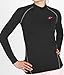 New 097 Womens Skin Tight Compression Baselayer T Shirt Running Black Top S-xl
