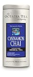 Octavia Tea Cinnamon Chai Caffeine-Free Herbal Tea, Loose Tea, 3.53-Ounce Tins (Pack of 2)