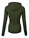 makeitmint Women's Basic Light Weight Zip Up Hoodie Jacket [S-3XL]