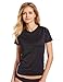 Kanu Surf Women's CB UPF 50+ Swim Tee, Black/Grey, Large