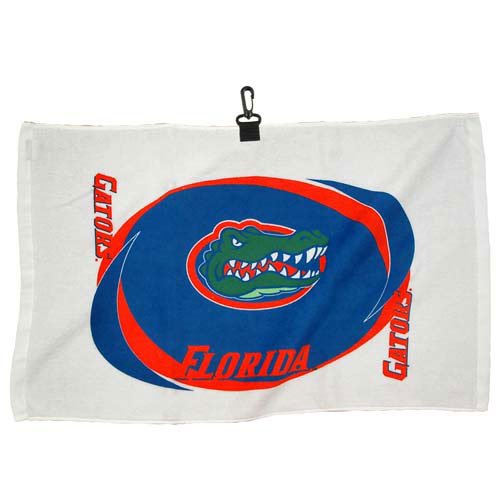 NCAA Florida Gators Printed Hemmed Golf Towel