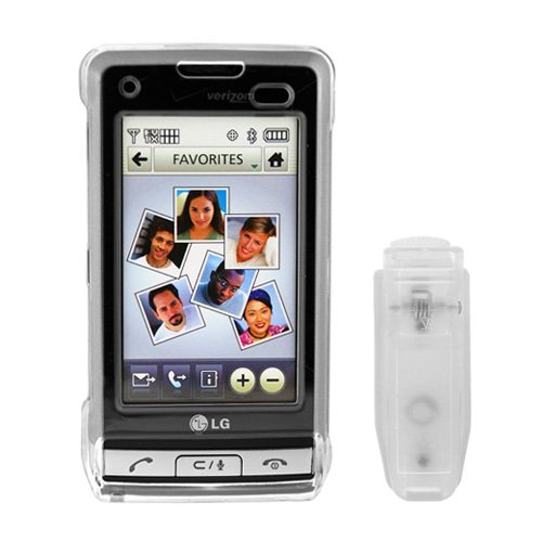 LG VX9700 Dare Cell Phone Trans. Clear Protective Case Faceplate Cover