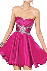 Sexy Lace Chiffon Sweetheart Short Homecoming Dress/Party Dress 