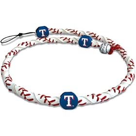 MLB Texas Rangers Classic Frozen Rope Baseball Necklace