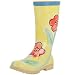On Your Feet Women's Satra Hand Paint Flower  Rainboot