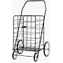 Jumbo Folding Shopping Cart - Chrome (Chrome Cart) (41.75"h x 24"w x 21"d (cart size))