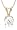 14k Yellow Gold Round Diamond Solitaire Pendant (1 ct, H-I Color, SI2-I1 Clarity)