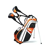 New Bag Boy Clip-Lok Stand Bag - Black/Orange/White