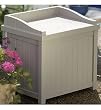 Suncast SSW1000 Winter Storage Box For Ice Melt/Sand/Salt Snow De-Icers